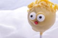 Cakepop with face Royalty Free Stock Photo