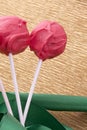 Cakepop sweet dessert for love Royalty Free Stock Photo