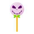 cakepop vector sweet halloween emoticon scary icon