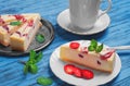 Cakes Cheesecake strawberry