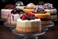 Cakes close up vivid hues, exquisite charm, captivating the senses with its allure