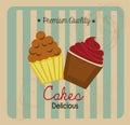 Cakes delicious Royalty Free Stock Photo