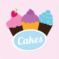 Cakes delicious Royalty Free Stock Photo