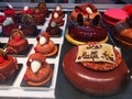 Cakes with different fillings and flavors