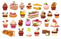 Cakes and pastry confectionery, sweets and desserts