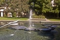 Cal Tech Fountain Royalty Free Stock Photo