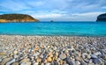 Cala Barraca beach in Xabia Javea of Alicante