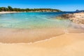 Ibiza beach. Cala Bassa beach, Ibiza island. Spain. Royalty Free Stock Photo