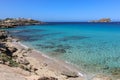 Cala Comte Beach in Ibiza, Spain Royalty Free Stock Photo