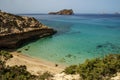 Cala Comte beach Royalty Free Stock Photo