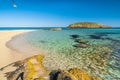 Cala Conta beach, Ibiza island. Spain. Royalty Free Stock Photo