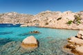 Cala Coticcio, wonderful bay in Caprera Island, La Maddalena, Sardinia, Italy Royalty Free Stock Photo