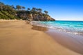 Cala Crancs Salou beach in Tarragona Royalty Free Stock Photo