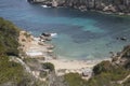 Cala d'en Serra Beach and Cove, Portinatx; Ibiza Royalty Free Stock Photo