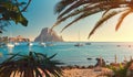 Cala d`Hort beach. Ibiza Island