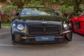 Bentley luxury black car parked