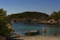 Cala de Portinatx beach and harbor