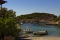 Cala de Portinatx harbor in Ibiza