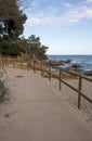 Cala de Sant Francesc in Blanes, Costa Brava Royalty Free Stock Photo