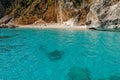 Cala dei Gabbiani beach - Sardinia - Italy Royalty Free Stock Photo