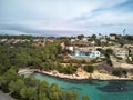 Cala del Mago coastline in Majorca Island. Spain Royalty Free Stock Photo