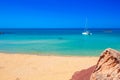 Cala del Pilar beach scenery on sunny summer day Royalty Free Stock Photo