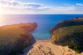 Cala Domestica beach, Sardinia, Italy. Sardinia is the second largest island in mediterranean sea. Sardinia, Cala Domestica beach