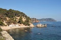 Cala El Crit Beach in Mont-Ras, Costa Brava, Girona province, Catalonia, Spain