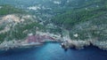 Cala Estellencs aerial view