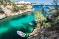 Cala Fornells View in Paguera, Majorca, Spain Royalty Free Stock Photo