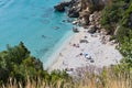 Cala Fuili Beach in Cala Gonone, Orosei Gulf, Sardinia, Italy Royalty Free Stock Photo