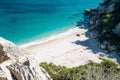 Cala Fuili beach Royalty Free Stock Photo