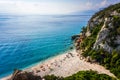 Cala Fuili beach in Orosei Golf, Sardinia, Italy Royalty Free Stock Photo