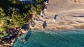 Cala fuili seaside rocky bay by cala gonone in sardegna Royalty Free Stock Photo