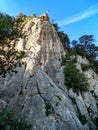 Cala fuili seaside rocky bay by cala gonone in sardegna Royalty Free Stock Photo