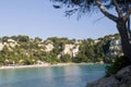 Cala galdana beach and ocean