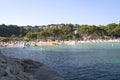 Cala galdana beach and ocean Royalty Free Stock Photo
