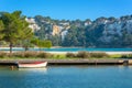 Cala Galdana in Menorca, Balearic islands Spain Royalty Free Stock Photo