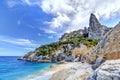 Cala Goloritze beach, Sardegna Royalty Free Stock Photo