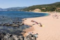 Cala Gonone beach on Sardinia, Italy Royalty Free Stock Photo