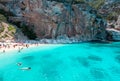 Cala Gonone, Cala Mariolu Sardinia, Italy. Royalty Free Stock Photo