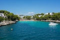 Cala Gran bay in Cala D`Or, Mallorca, Balearic islands, Spain Royalty Free Stock Photo