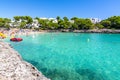 Cala Gran bay in Cala D`Or, Mallorca, Spain Royalty Free Stock Photo