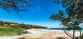 Cala Granu beach in Costa Smeralda Royalty Free Stock Photo