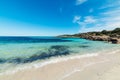 Cala Granu on a clear day Royalty Free Stock Photo