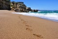 Cala Illa Roja beach in the Costa Brava, in Catalonia, Spain Royalty Free Stock Photo