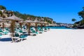 Cala Llombards - beautiful beach in bay of Mallorca, Spain Royalty Free Stock Photo