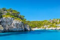 Cala Macarelleta Beach and Punta de Macarella Sea Cliff