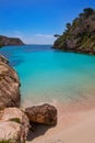 Cala Macarelleta in Menorca at Balearic Islands