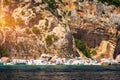 Cala Mariolu beach in Sardinia. Cala Mariolu famous beach. Italy Sardinia Nuoro province National Park of the Bay of Orosei and